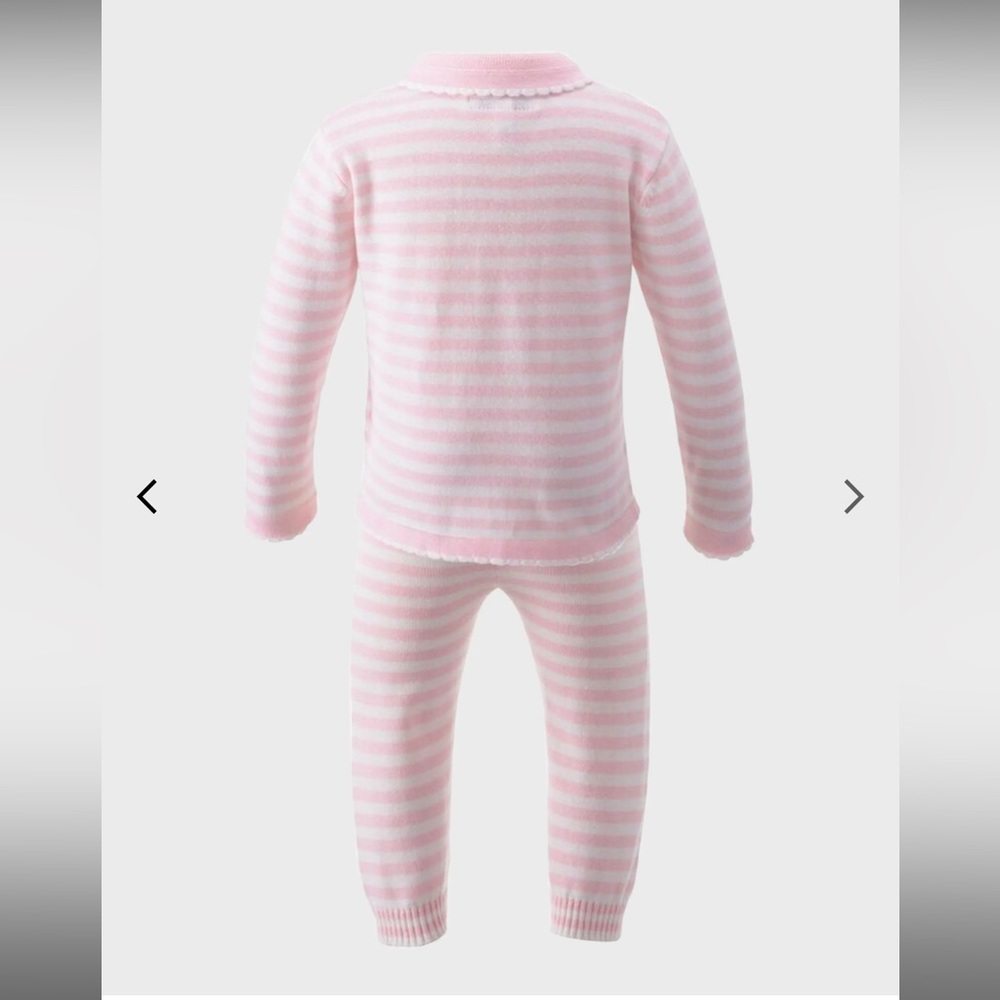 Rachel Riley Pink Stripe Set - Picture 4 of 4